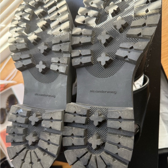 Alexander Wang Black carter cage leather sandals - Picture 11 of 14